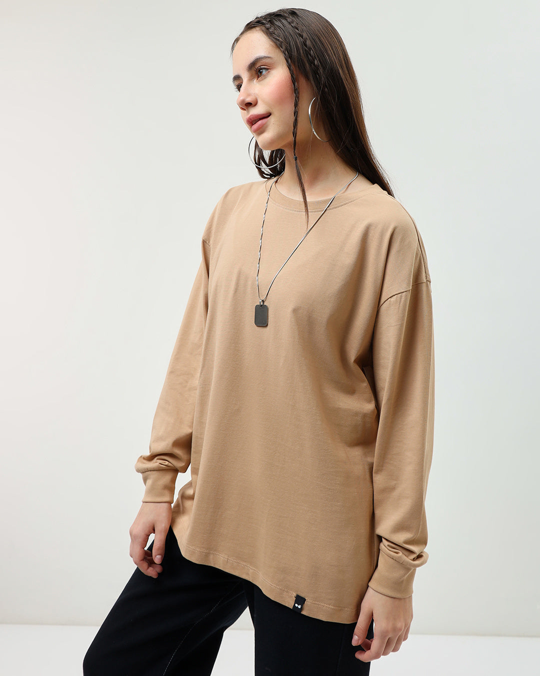 BlackTree Brown Oversized dresses - view 2
