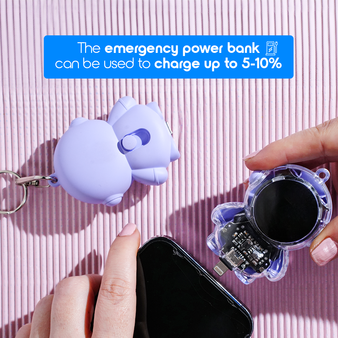 Porffitto Astro Keychain With Emergency Powerbank 1500mAh (Type C) - view 3